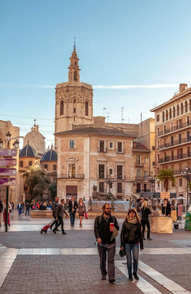 vista del Miguelete de Valencia