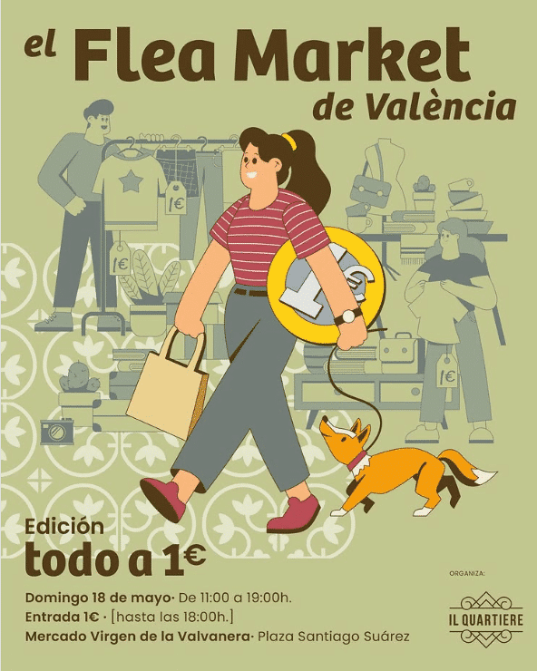 poster for flea market valencia